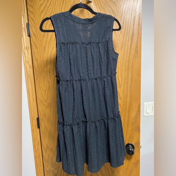 GREIGE BLACK EYELET DRESS - SIZE S - NWT - RETAIL $69 - Picture 7 of 7
